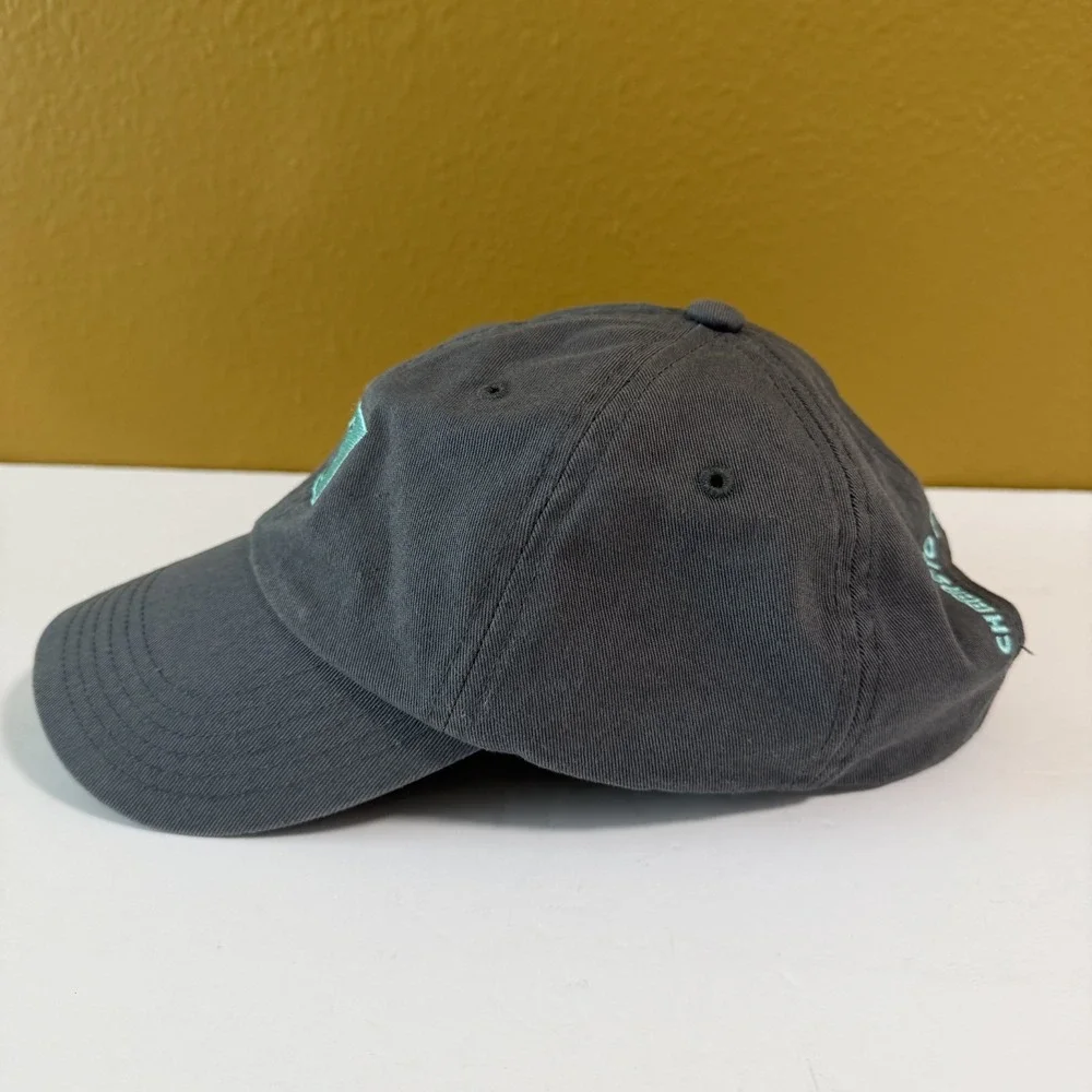 Dutch Bros Baseball Cap Adjustable OS Embroidered Logo Gray Blue Hat